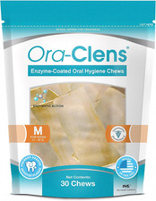Oral Hygiene Chews for Medium Dogs-Enzymatic Dental Treats for Daily Oral Care,