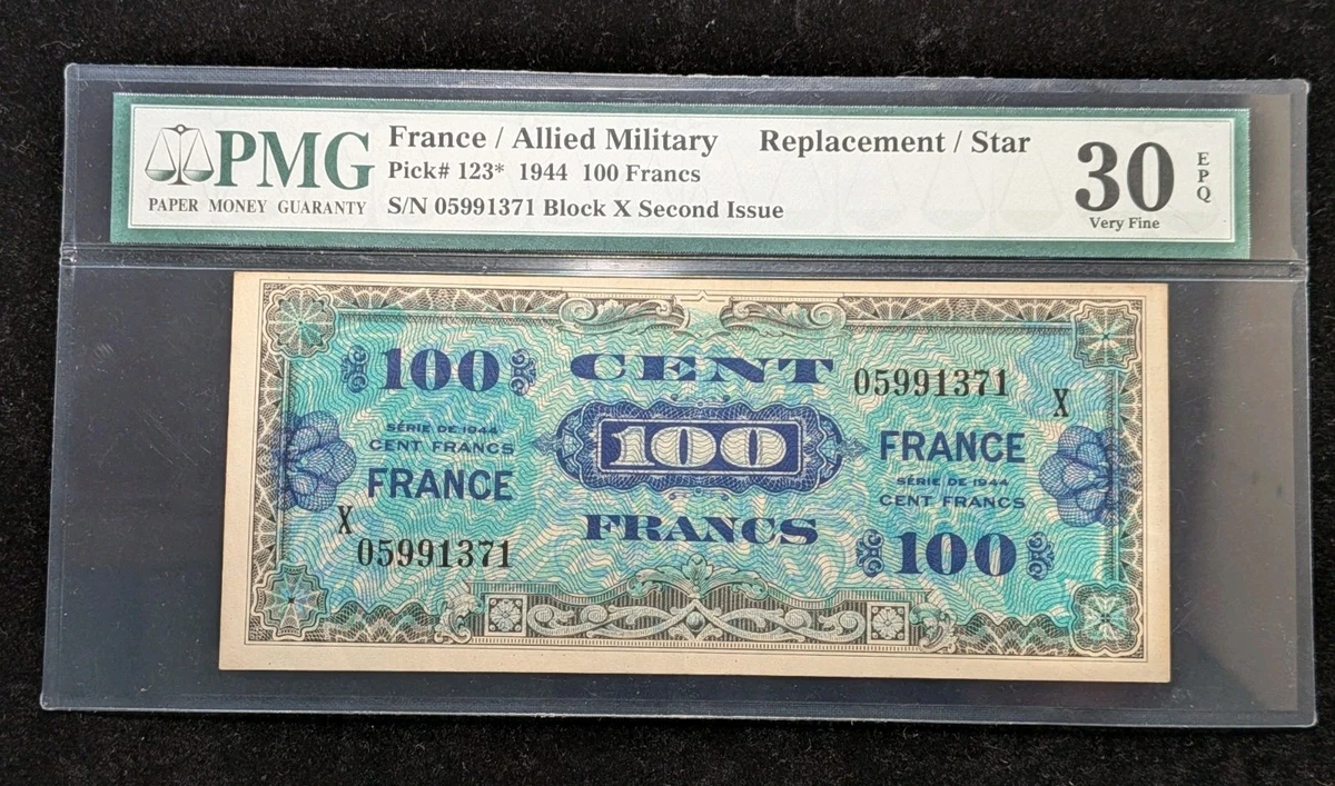 1944 Year Military Currency French Paper Money for sale | eBay