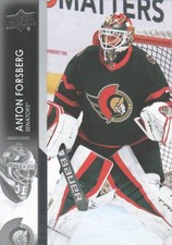 2021-22 Upper Deck #607 Anton Forsberg - HKY