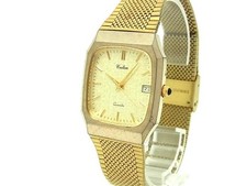 CROTON Date Watch Women's Gold-tone DL2178