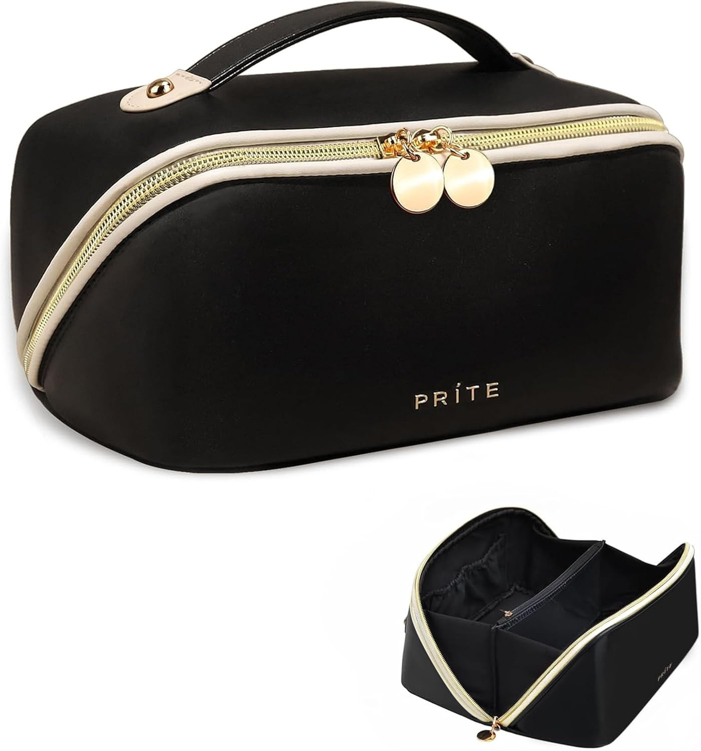 Large Capacity Makeup Bag Portable Travel Cosmetic Bag Waterproof Toiletry Case