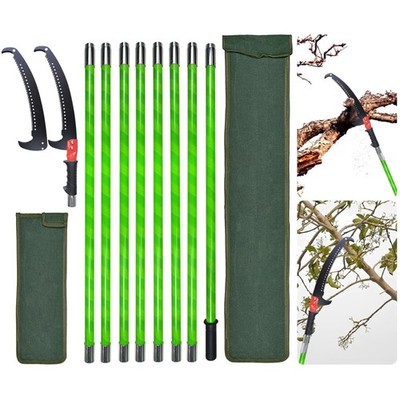 Baumsäge Teleskop Astsäge Hochentaster 8,4m, verstellbar, Stahlklinge, Garten...