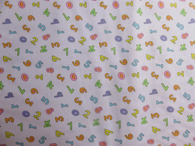 ABC's & 123 Jone Inc for Free Spirit Westminster Fabrics Lavender JH-16 SOLD BTY