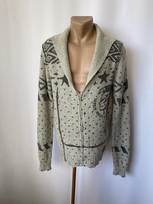 Men Diesel Sweater Grey Wool 38 / M / 46
