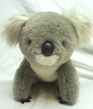 VINTAGE CUTE GRAY KOALA BEAR 9" Plush STUFFED ANIMAL Toy DAKIN RUSS 1980's
