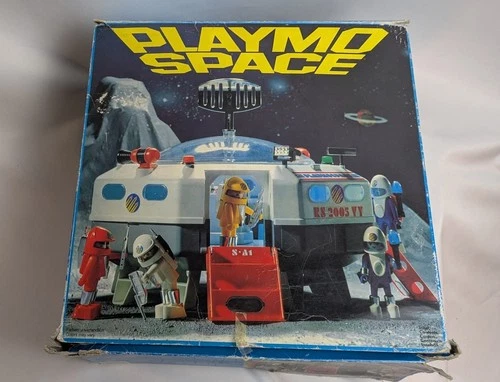 Vintage Playmobil 3536 - Space Station PLAYMO-SPACE (1980) - Original Box