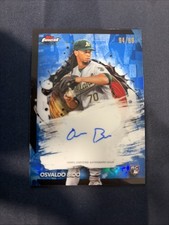 2024 Finest Osvaldo Bido Oakland Athletics Rookie On-Card Auto /99 #FA-OB RCO5