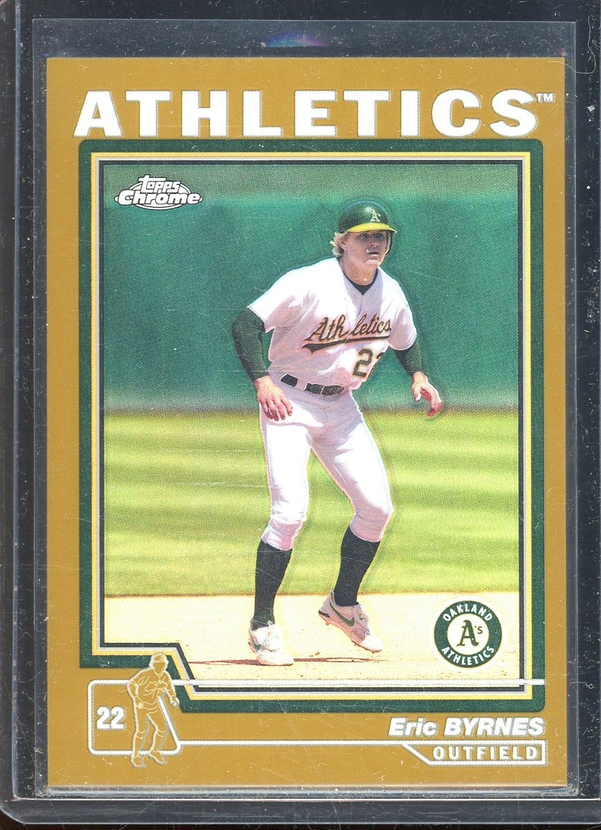 Eric Byrnes 2004 Topps Chrome Gold Refractor #192