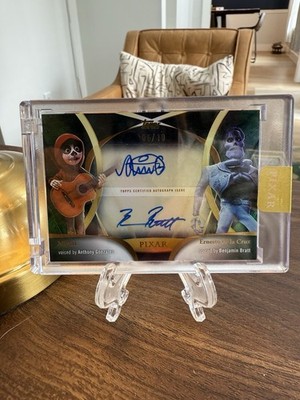 2025 Pixar Gold Dual Auto Coco Ernesto De La Cruz & Miguel Black /10