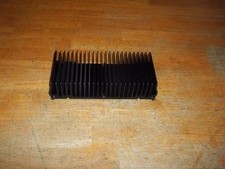 vintage [2007 ]  black  aluminum  heat  sink   8''  x  2''  x  3''