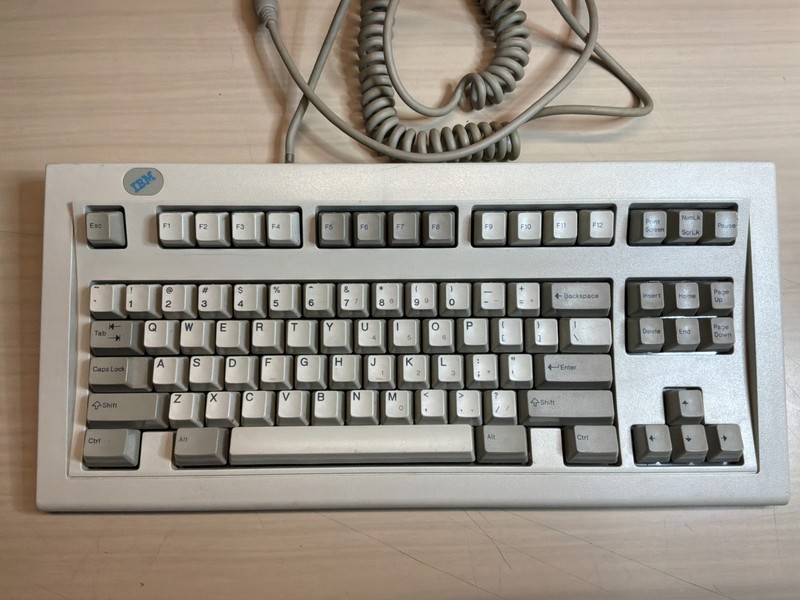 Vintage IBM Model M Space Saving Buckling Spring Mechanical Keyboard SSK