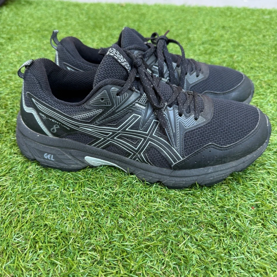 Zapatillas deportivas ASICS Gel Venture 8 para hombre Trail Running negras talla US 8 Gorpcore Foto 3 de 4