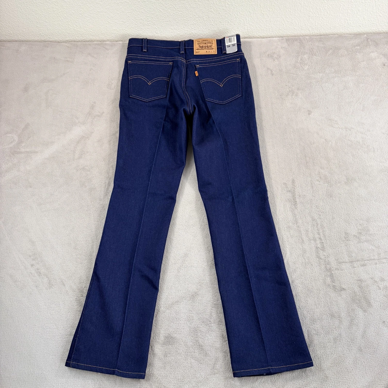Vintage 90s DEADSTOCK Levi's 517 Bootcut Jeans Orange Tab Men 32x34 (Tag 34x32)