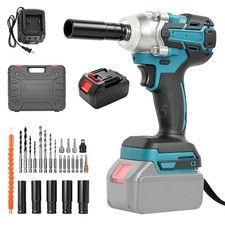 12cordless Impact Wrench Gun Brushless High Power Driver W4ah Battery 1000nm