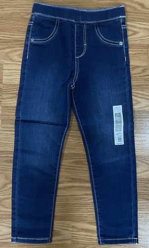 Falls Creek Kids Girls Size 5T Pull On Dark Blue Jeans NEW - Picture 1 of 7
