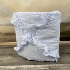 Pottery Barn Teen LoveShackFancy Gala Ruffle Voile Pillow Sham Standard Blue