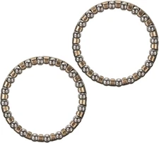 2 Pieces Bicycle Bike 1 1/8" Headset Caged Ball Bearing Race Cycling Headset Bea