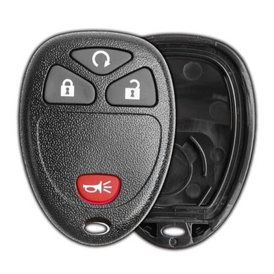 KeylessOption Just The Case Keyless Entry Remote Key Fob Shell Black