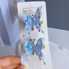 Hair Clip New Accessories Hair Barrettes Tassel Hairpin Pearl Girl Butterfly