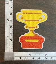 Sports Trophy Embroidered Iron On Patch
