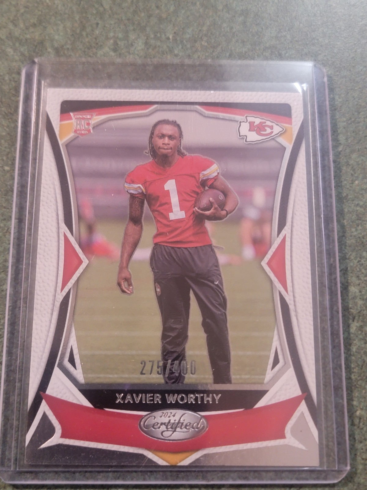 2024 Certified Xavier Worthy Rookies RC Rookie #/400 Chiefs