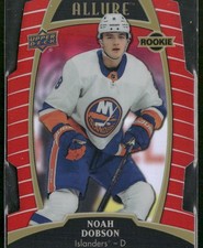 2019-20 Upper Deck Allure Noah Dobson Red Rainbow RC #96 New York Islanders
