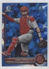 2022 Bowman Chrome Draft Sapphire Edition Jimmy Crooks III #BDC-178 09an