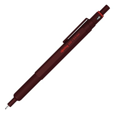 rotring Feinminenstift 600, Chocolate Truffle, 0,5, Druck-Bleistift, Ganzmetall