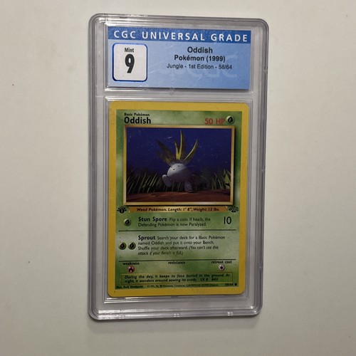 Oddish (1st Edition) graded CGC 9 for sale on eBay
