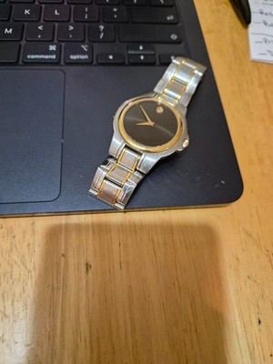 Movado 81.E2.86 museum watch men two-tone stainless steel