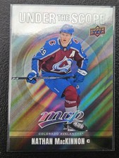 2024-25 UD MVP Nathan MacKinnon Under the Scope 2026 Team Canada Olympics
