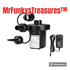 Electric Air Pump with 3 Nozzles, 110V, Inflator/Deflator, Koyasiry