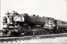 Vintage Postcard Union Pacific Locomotive No 9000 4-12-2 Train Etch Tone
