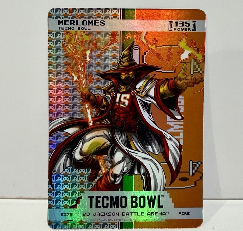 Merlomes 2026 Bo Jackson Battle Arena Tecmo Bowl Fire Endzone Parallel 135 Power
