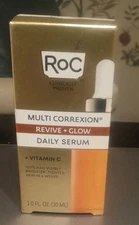 ROC Multi Correxion Revive Glow Daily Serum With Vitamin C 1oz 30mL New