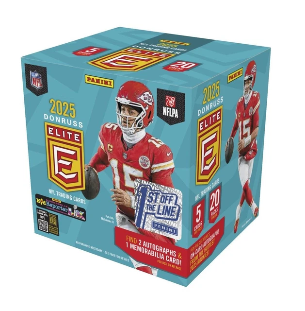 NFL PYT NATIONAL 7/31 5x 2025 Panini Donruss Elite FOTL Football Hobby Boxes
