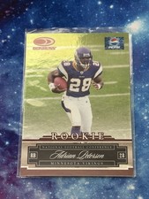 2007 Adrian Peterson Vikings Rookie Football Card Donruss Pepsi 3 of 6
