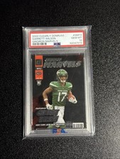 2022 Panini Donruss Clearly Garrett Wilson RC Marvels Case Hit PSA 10 Pop 5