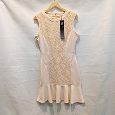 Little Black Dress Lace Bodycon Dress - Size UK 14 BNWT