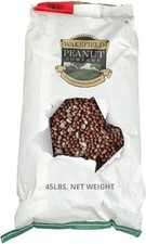 Wakefield Virginia Peanuts 45LB Bulk Bag Shelled Raw Unsalted Squirrels Birds