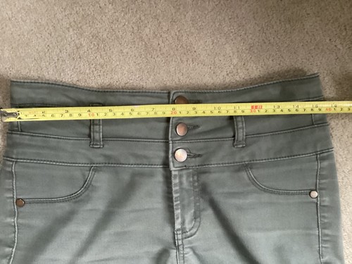 Xhilaration Hose Jeggings Damen Größe 6 Drei Knöpfe Reißverschluss Skinny Bein Stretch - Bild 7 von 9