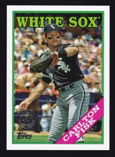 2023 Topps Update Series #88US-17 CARLTON FISK 1988 Topps Baseball Throwback