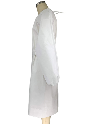 Disposable Isolation Gown Knee-Length Unisex Adult Professionals Healthcare Work - Afbeelding 4 van 17
