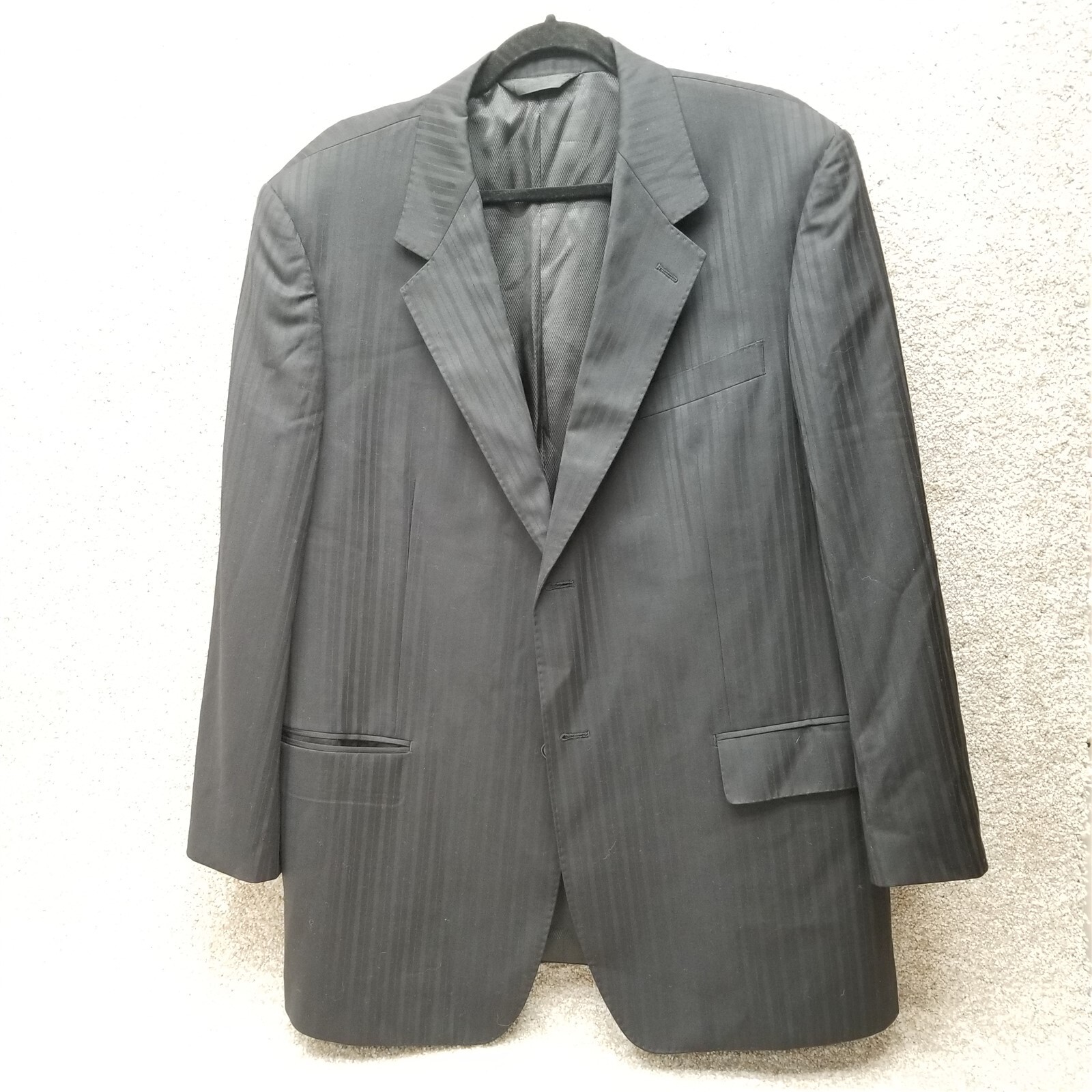 Bernini Suit Jacket Mens Striped Color Size Beverly Hills 