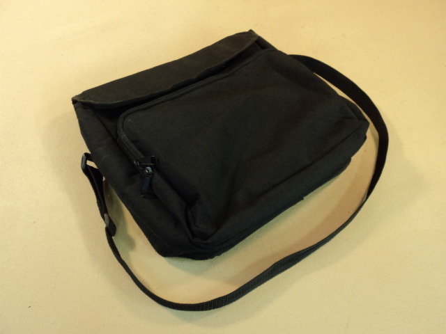 Standard 13 Inch Laptop Bag Black One Exterior Pouch Nylon