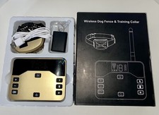 ABHY Electric Fence for Dogs,2 in 1 WirelessDog Fence Collar System,Rechargeable