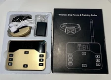 ABHY Electric Fence for Dogs,2 in 1 WirelessDog Fence Collar System,Rechargeable