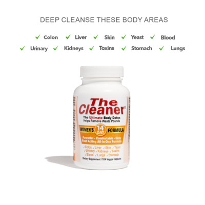CENTURY SYSTEMS THE CLEANER  DETOX Women's 14 Day Formula 104 Capsule 26 Serving