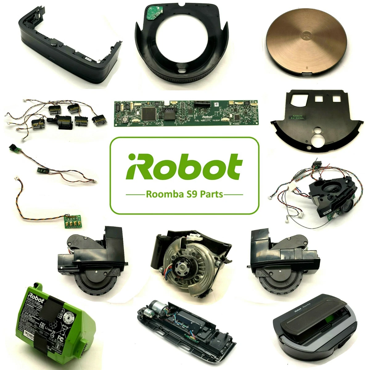 Genuine Replacement Parts for iRobot Roomba s9 & s9+ (9550) Robot Vacuum