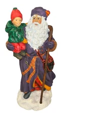 Pipka Collectible 11” Santa The Christmas Traveler #13930  No Box 1747/4500